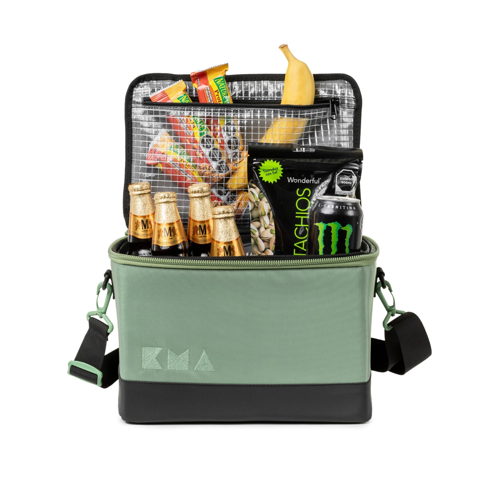 KMA Day Cooler 12L insulated bag in black water repellent
